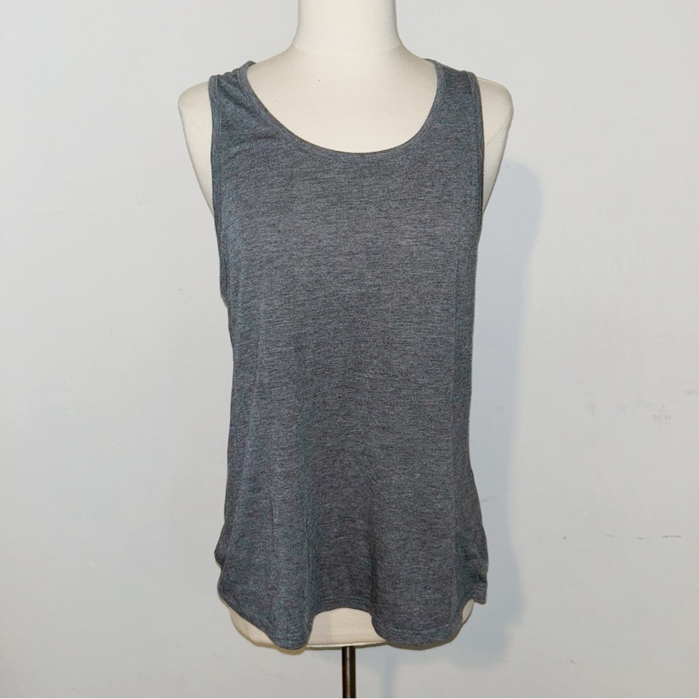 Old Navy Open Back Gray Athletic Top